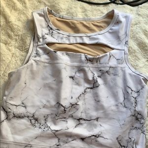 Buffbunny Marble Crop Top